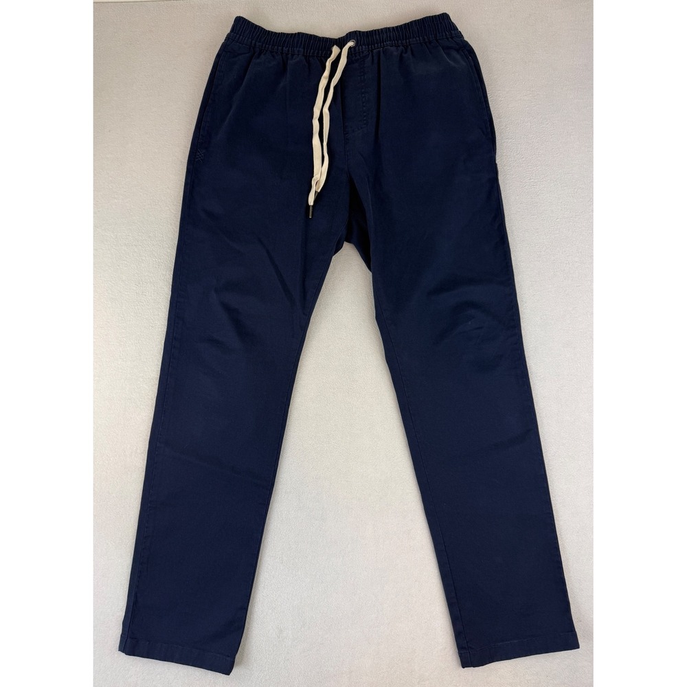Rhone Commuter Jogger Mens Size Large Navy Blue Drawstring Pants 101492